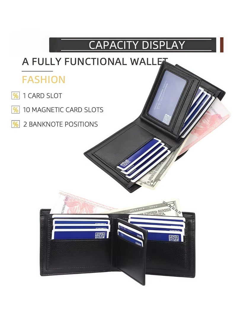 محفظة رجالية، محفظة من البولي يوريثين، محفظة عملات معدنية بسحاب، محفظة رجالية عادية، محفظة قصيرة، هدية عيد الأب - Image 2